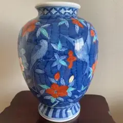 鍋島焼✴︎大壺✴︎花鳥紋✴︎深山作✴︎骨董✴︎アンティーク✴︎ビンテージ✴︎昭和レトロ 2025年最新】鍋島焼 深山作の人気アイテム - メルカリ
