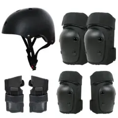 スケートボード用ヘルメットとパッドセット