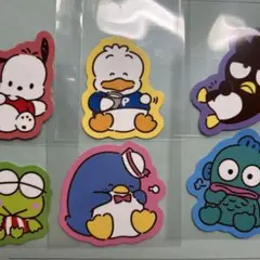 はぴだんぶい ステッカー スシローコラボ 6枚セット