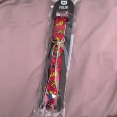 フェイラー　レピヤンリボン　ショルダーストラップ　赤　ハイジ