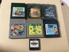 ゲームボーイソフト6本セット+DSソフト1点おまけ ドラクエ ゼルダなど現状渡し