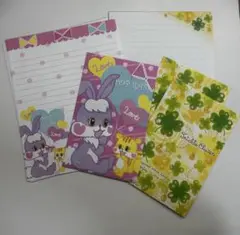 平成レトロ レターセット クローバー POPRABI