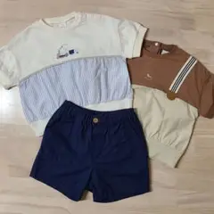 cottoli・H&M トップスパンツ3点セット 80cm