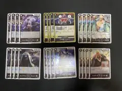 ワンピースカード　受け継がれる意志黒レア4コンセット