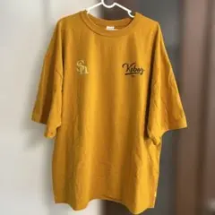 KebozとSoftbankHawks のコラボTシャツ マスタードイエロー