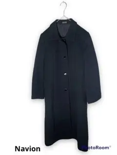 ★年末年始限定セール 美品 ロングコート レディース ブラック ウール混