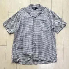 90s ポロバイラルフローレン FORREST オープンカラー リネンシャツ