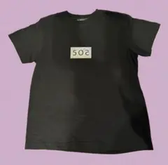 5lack×olive oil ホログラム　5O2 Tシャツ 黒