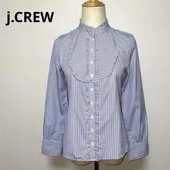 美品 j.CREW ジェイクルー シャツ ブラウス ストライプ 0 おしゃれ