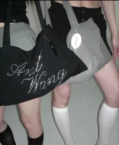 And Wang リミテッドトートバッグ 黒