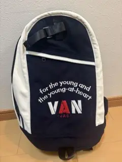 VAN JAC ヴァンジャケット　リュック　バックパック希少　ネイビー 2025年最新】van jac リュックの人気アイテム - メルカリ