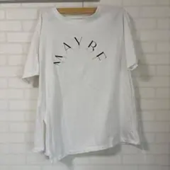 LASUD ホワイト Tシャツ MAYBE 38サイズ