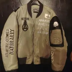 アンダーカバー　UNFINISHED アナーキー　MA-1 紺　XL UNFINISHEDアナーキーMA-1 2023126 | UNFINISHED