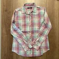 East Boy チェック柄長袖シャツ 11サイズ