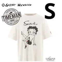 SAINT Mxxxxxx Betty Boop SS Tee White S
