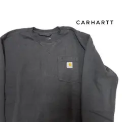 Carharttカーハート　ワンポイントロゴスウェットトレーナー　ポケット　古着