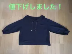 【値下げ】ブラック サイズ大きめ トップス