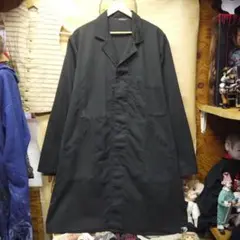 1960's France black maquignon coat