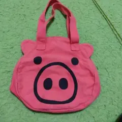 ドラッグストアーズ手提げ袋 色褪せした赤