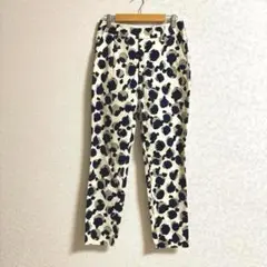 【ドゥヴィネット】総柄パンツ　2 ストレッチ素材　おしゃれ