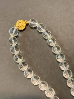 美品　クリスタル ネックレス　未使用品　50cm