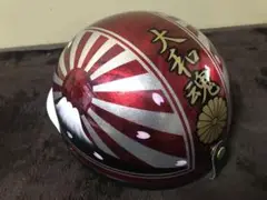 桜 富士日章 コルク半 ヘルメット 旧車會 暴走族 三段シート アルフィン 風防