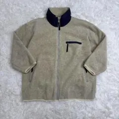 ヘンリーハンセンフリースジャケットベージュ系メンズM
