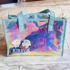 ✨極美品✨カービィとワドルティビニールトートバッグ　オオロラ色 中にポーチ付き