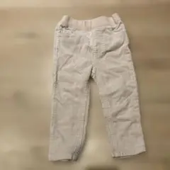 petit main ベージュ コーデュロイパンツ