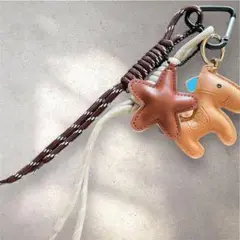 チャーム キーホルダー じゃらじゃらキーホルダー バッグチャーム 馬モチーフ