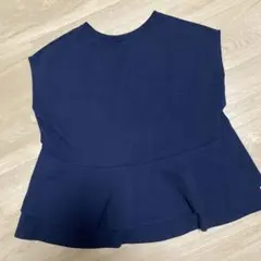 ネイビー ノースリーブ M