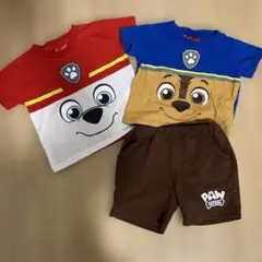 値下げ　パウパトロール　Tシャツ 短パン セット マーシャル チェイス 90cm