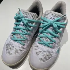 YONEX バドミントンシューズ SHBELZ3L 011 ホワイト 25cm