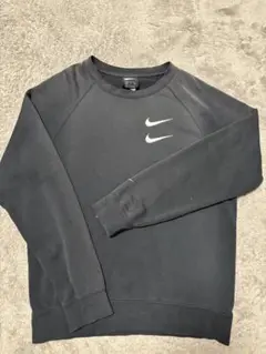 美品‼️【激レア】NIKE ダブルスウォッシュ スウェット 刺繍ロゴ トレーナー