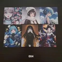 コラージュ素材　女の子イラストシールセット　　おすそ分け