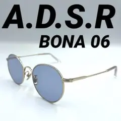 A.D.S.R. サングラス bona 06 ブルーレンズ ゴールドフレーム