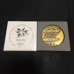 長野オリンピック記念メダル 1997 純銀 1997 長野オリンピック 記念貨幣発行記念メダル（純銀製