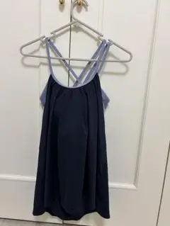 SUKALAクロスストラップタンクトップ ネイビーS