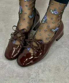 MAISON BREEZE reveur　ダブルリボンパンプス　23.0cm