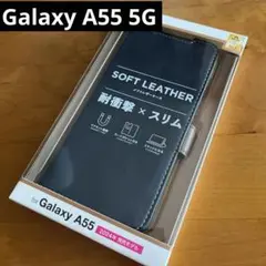 Galaxy A55 5G レザーケース 磁石付 カバー 手帳型 手帳ケース