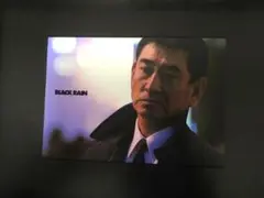 A4 額付き ポスター 高倉健 KEN TAKAKURA ブラックレイン 映画