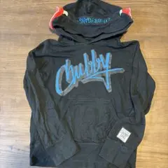 Chubby Gang ブラックパーカー 120サイズ