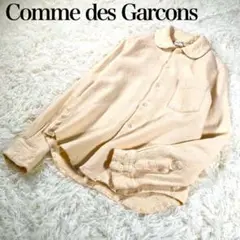 【美品】Comme des Garcons 縮絨ウール丸襟シャツ AD2004