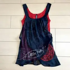 [未使用] Desigual ノースリーブ チュニック トップス ワンピース