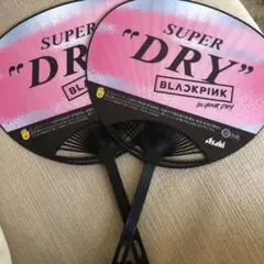 【新品】BLACKPINK SUPER DRY うちわ 2枚 非売品