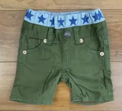 DOUBLE.B オリーブグリーン カーキ ハーフパンツ B品　未使用