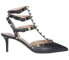 ヴァレンティノ ロックスタッズ Ankle Strap Pumps