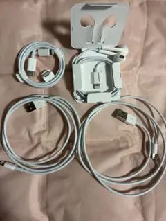 Lightningケーブル 3本セット + AirPodsケース