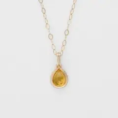 agete 限定 アンバーネックレス