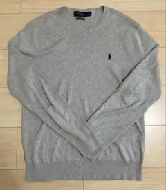 POLO RALPH LAUREN ポロ ラルフローレン Vネックニット グレー